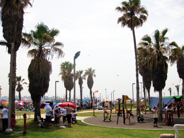 Charles Clore Park on Yom Haatzmaut