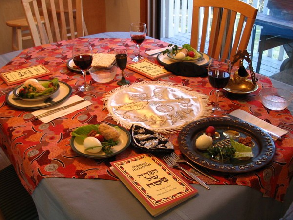 Seder Table-Haggadahs-Passover