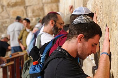 Praying at the Western Wall