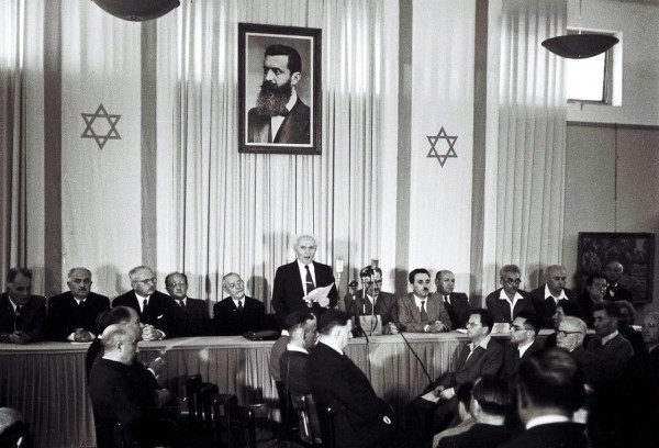 Declaration-State of Israel-May 14, 1948-David Ben-Gurion