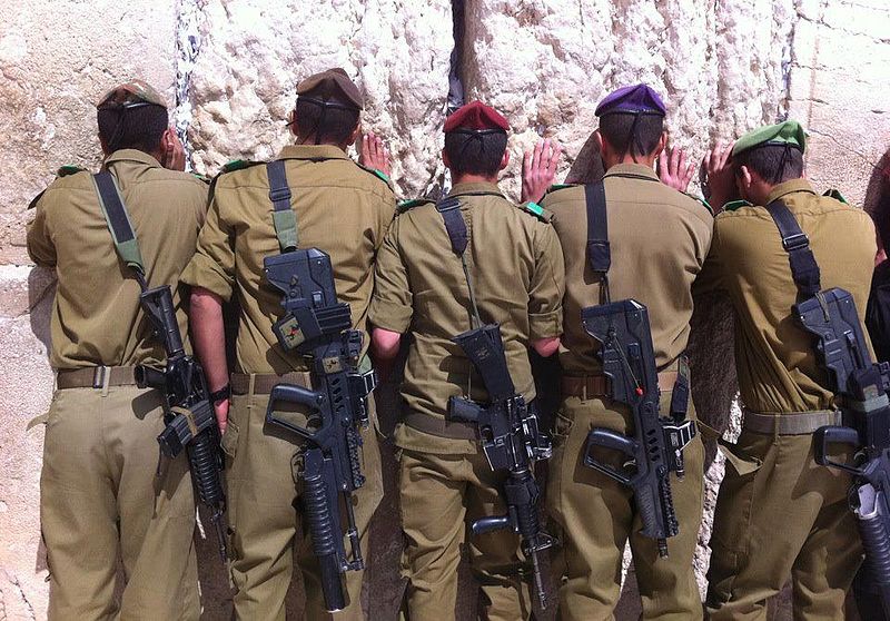 IDF-soldiers-Wailing-Wall