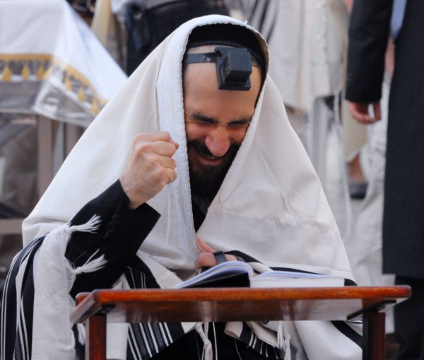 Jewish man-Selichot-Western Wall