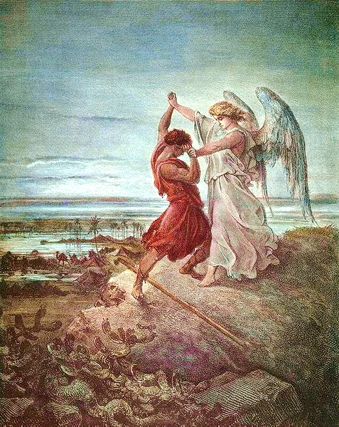 Jacob-wrestling-angel