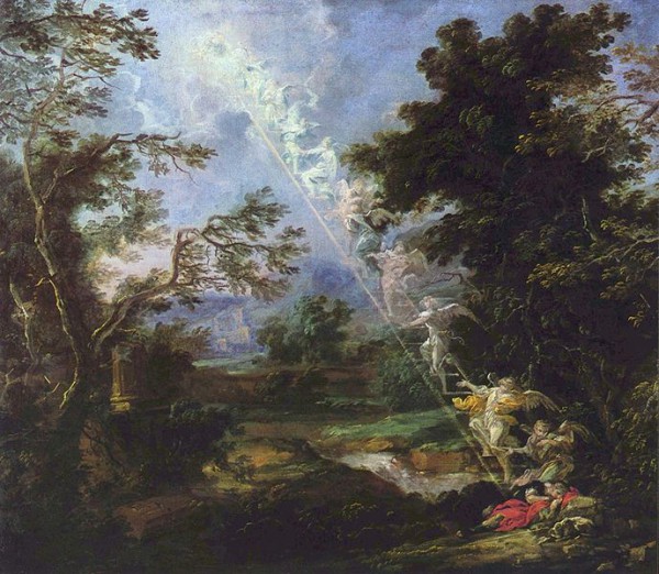 Landscape with the Dream of Jacob-Michael Willmann