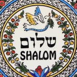 shalom, peace, dove, olive branch, plate