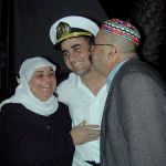 Israel Defense Forces-Arab Naval Officer-ceremony-family