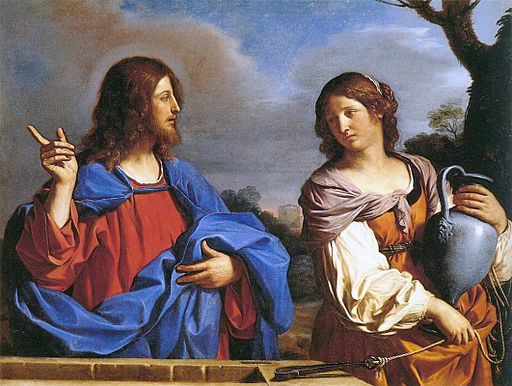 Yeshua and the Samaritan Woman at the Well, by Guercino