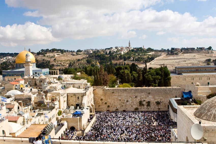 The Western (Wailing) Wall, which is a remnant of the wall that once surrounded the Holy Temple’s courtyard, has been a site of Jewish pilgrimage and prayer for 1600 years or more.