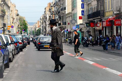 Orthodox Jewish man-Marseille-France