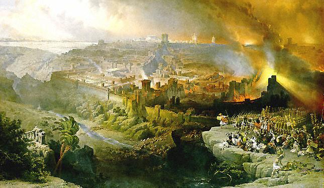 The Siege and Destruction of Jerusalem-David Roberts