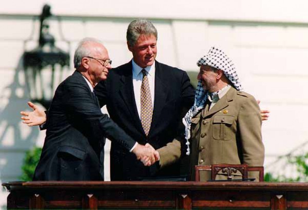 Bill Clinton_Yitzhak Rabin Yasser_Arafat_Oslo Accord signing