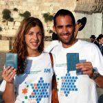 French New Immigrants-Israeli Citizens-Western Wall