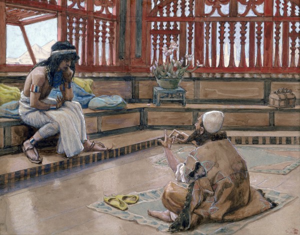 Joseph Converses With Judah-James Tissot