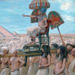 Pharaoh Notes the Importance of the Jewish People-James Tissot