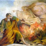 God Appears to Moses in Burning Bush, by Eugène Pluchart (painting from Saint Isaac's Cathedral, Saint Petersburg)