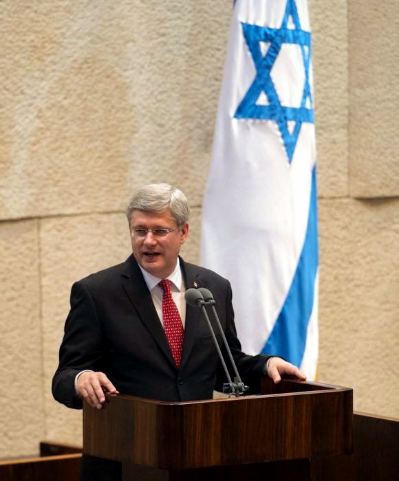 Harper-Knesset-Canadian PM-Israel-Jerusalem