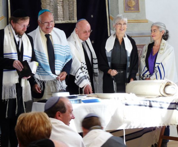 Torah-reading-Ckyne-Prachatice-District-South-Bohemian-Region-Czech-Republic