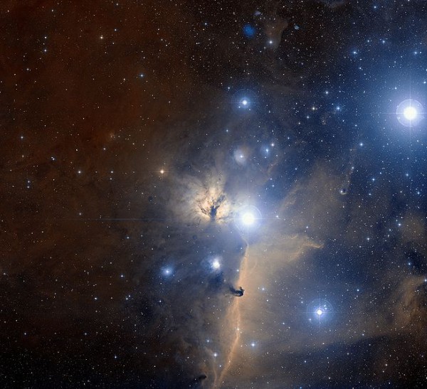 Orion's Belt-Flame-Nebula-photographed- European-Southern-Observatory