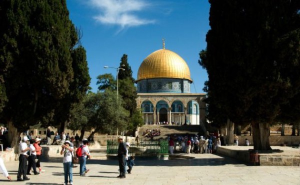 Temple Mount-mosk-Jerusalem-copper roof