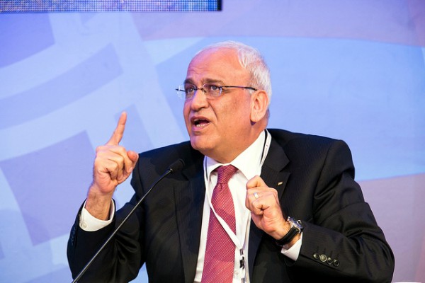 Saeb Erekat-chief Palestinian negotiator-peace talks