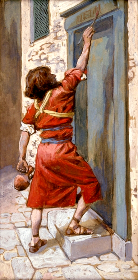 The Signs on the Door, by James Tissot