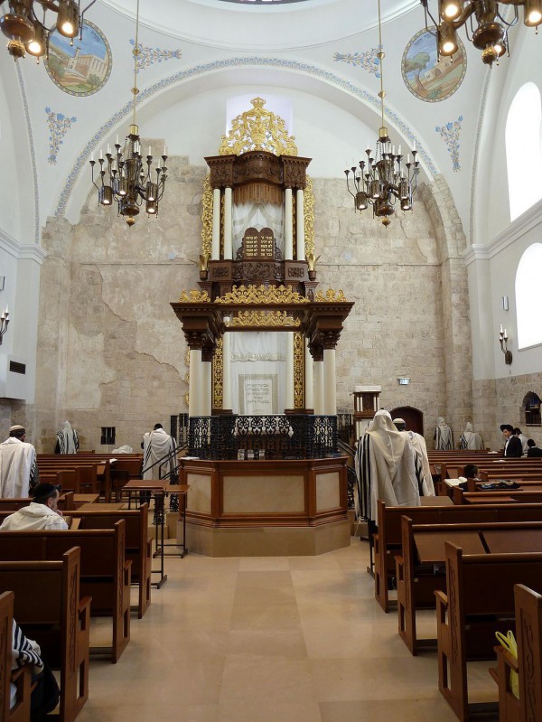 Old_Jerusalem_Hurva_Synagogue_Morning_Prayer