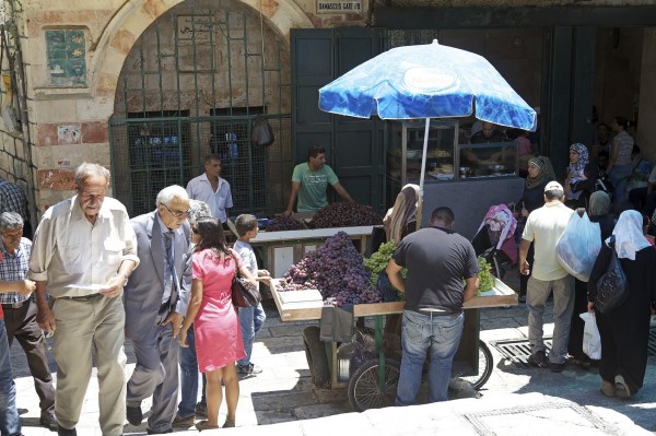 Jerusalem Market-Arab Israelis-souk