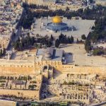 Temple Mount- aerial view-south exposure