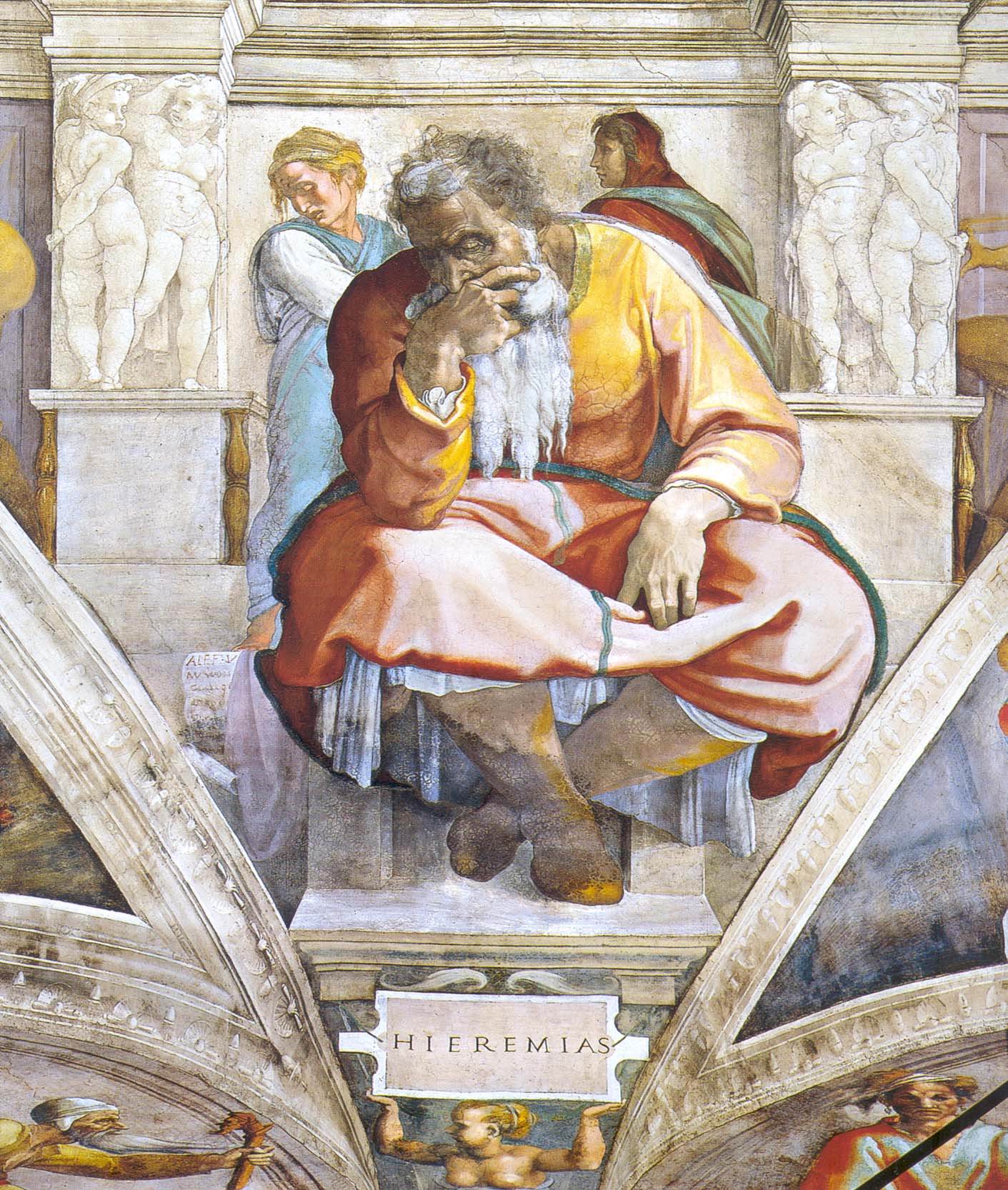 The Prophet Jeremiah by Michelangelo