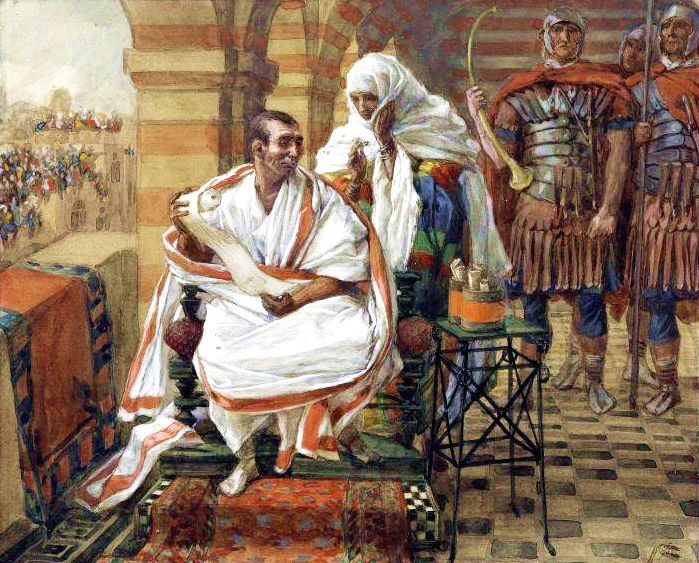 The Message of Pilate's Wife-James Tissot