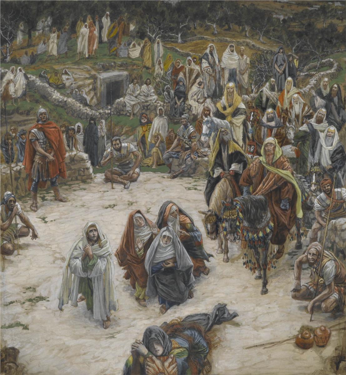 The Crucifixion, Seen From the Execution Stake, by James Tissot