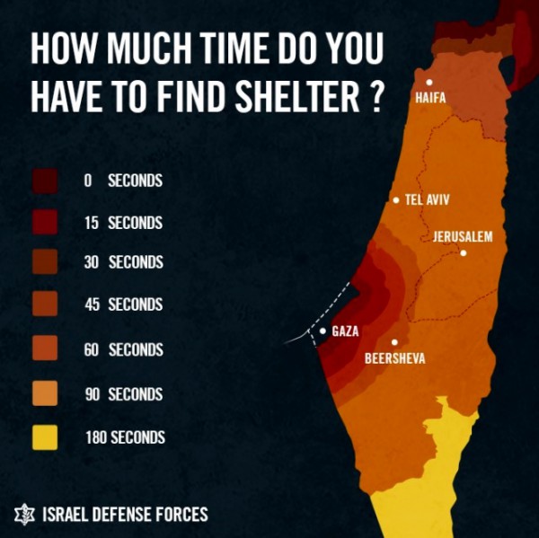 Hamas bombs Israel-seconds to take cover