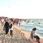 A beach in the Gaza Strip.