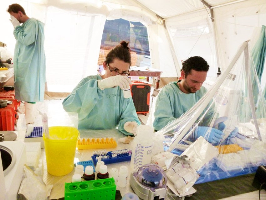 A European Mobile lab unit for ebola diagnoses