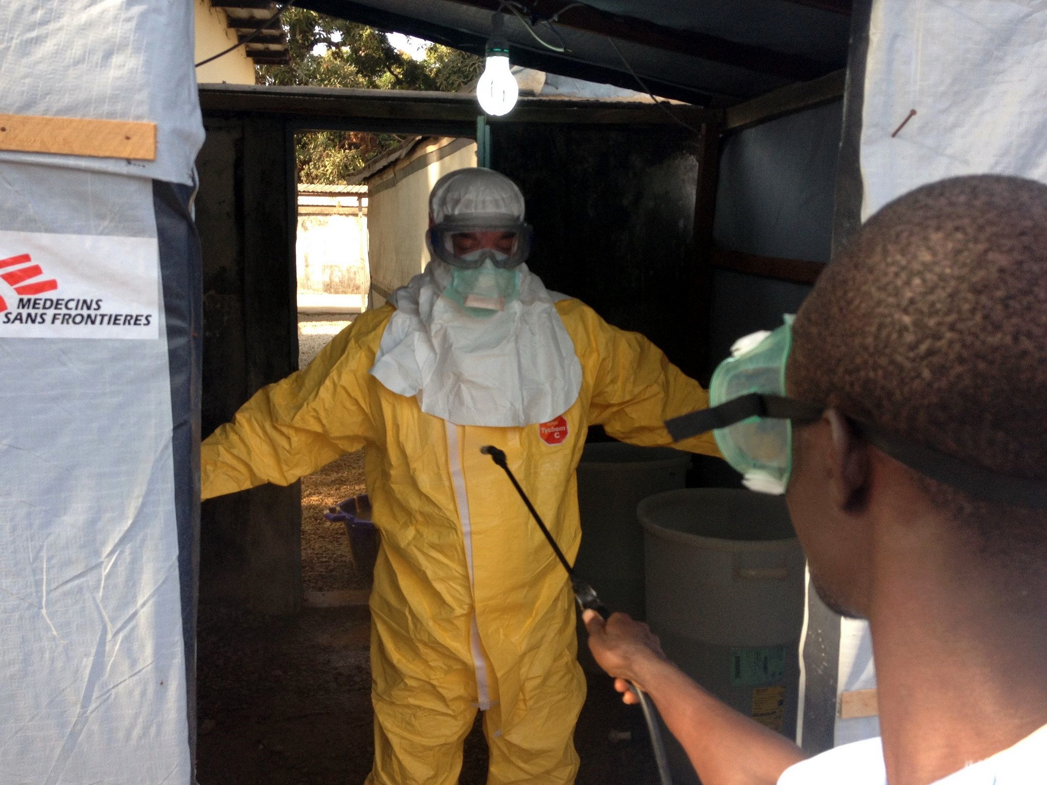 Ebola precautions in Guinea