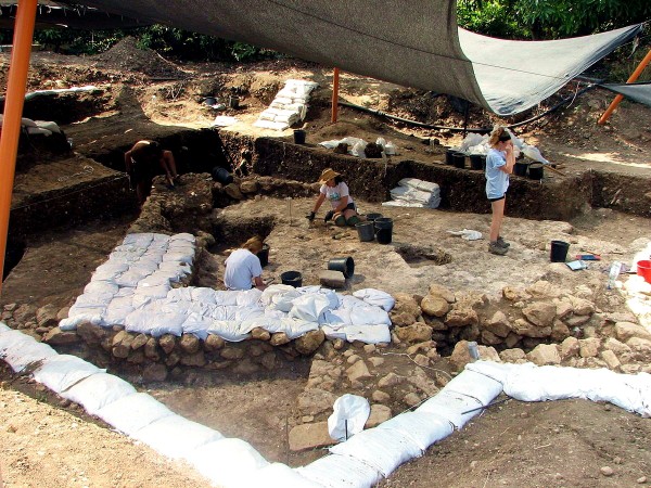 Excavations at Tel Kabri.