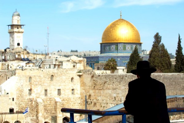 Orthodox-Jewish man-Western Wall Plaza-Old City- Jerusalem