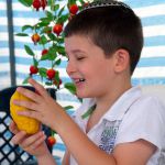 Sukkah-Citron-Israeli Boy-Sukkot-Feast of Tabernacles