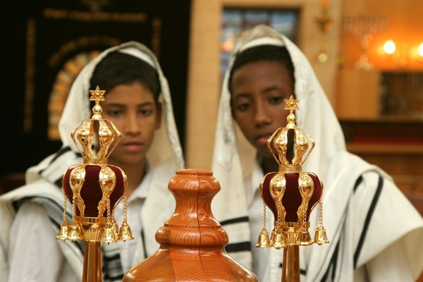 Jewish Boys Torah Scroll crown