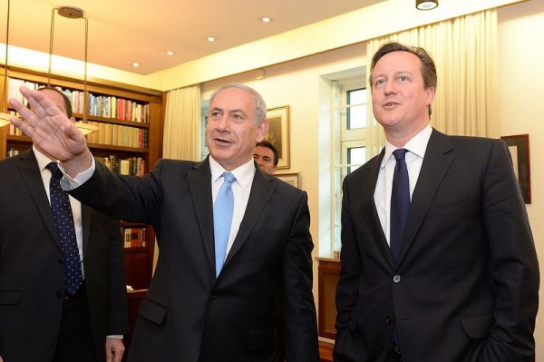 Netanyahu-Cameron-prime ministers office-Jerusalem-2014