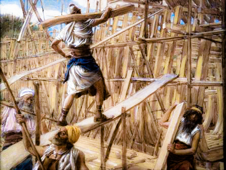 Building the Ark, by James Tissot