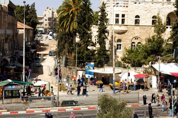 multi ethnic streets of Jerusalem