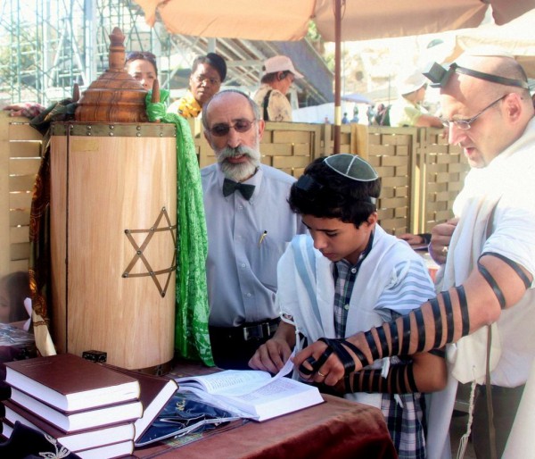 Bar Mitzvah reading Torah Western Wailing Wall Kotel