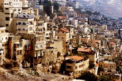 Silwan, a neighborhood in Jerusalem