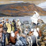 Yeshua Teaches People by the Sea, by James Tissot