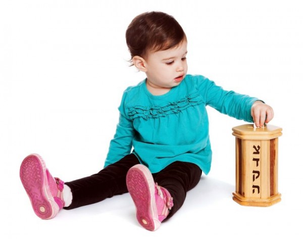 Toddler-Charity-Tzedakah box