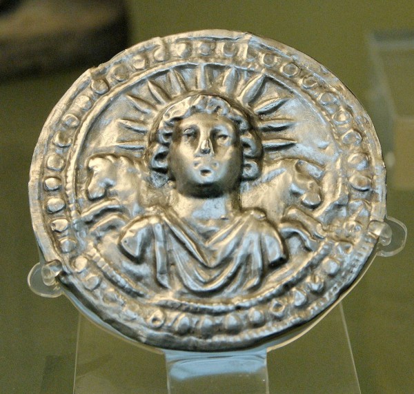 Third century Roman disc of Sol Invictus