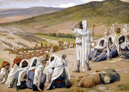 Jacob Sees Esau Coming to Meet Him, by James Tissot