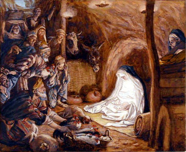 The Adoration of the Shepherds, by James Tissot