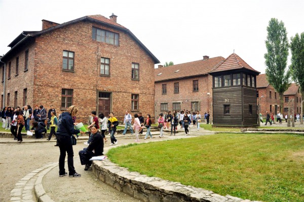 Visitors to Auschwitz